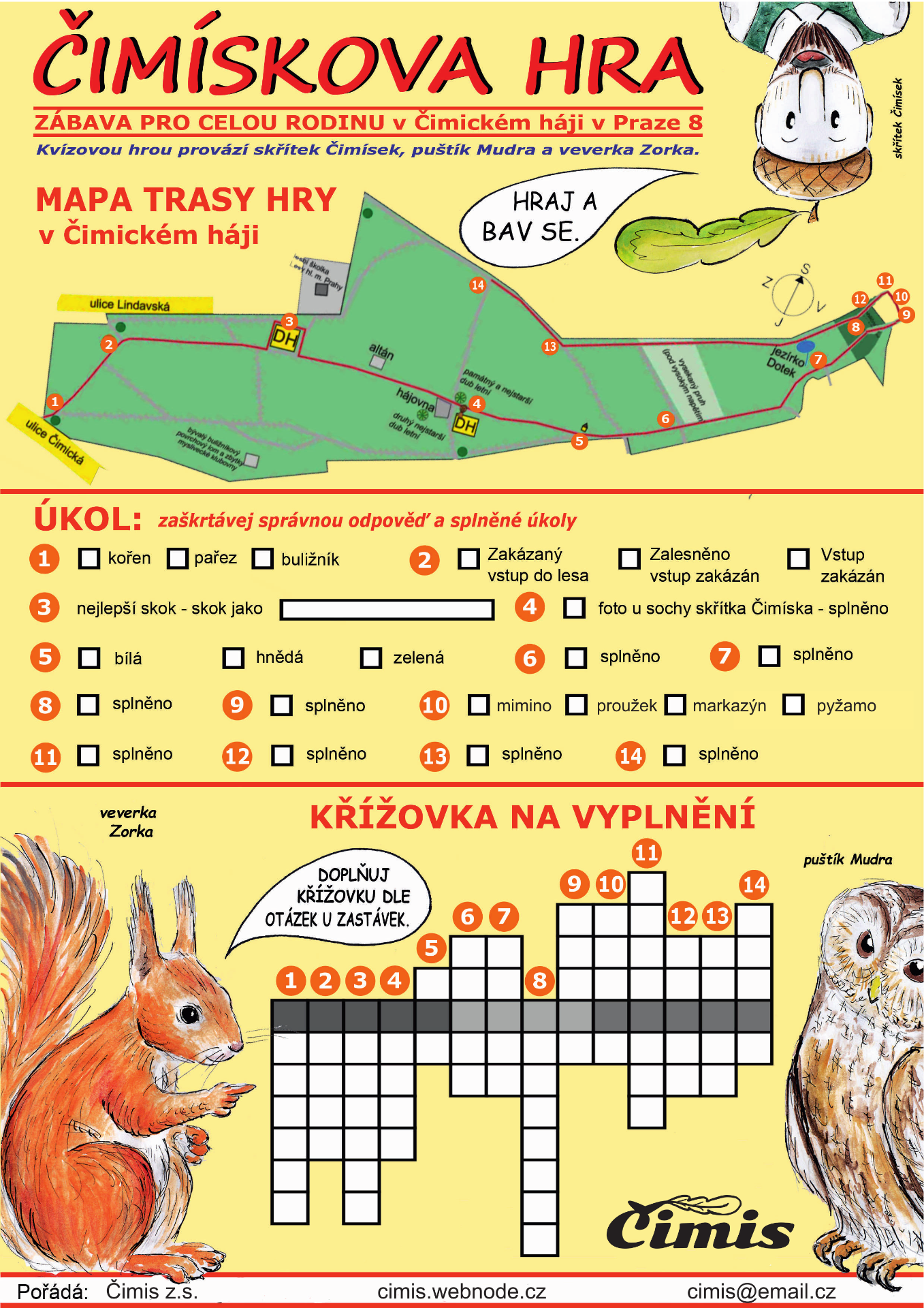 Herní formulář hry